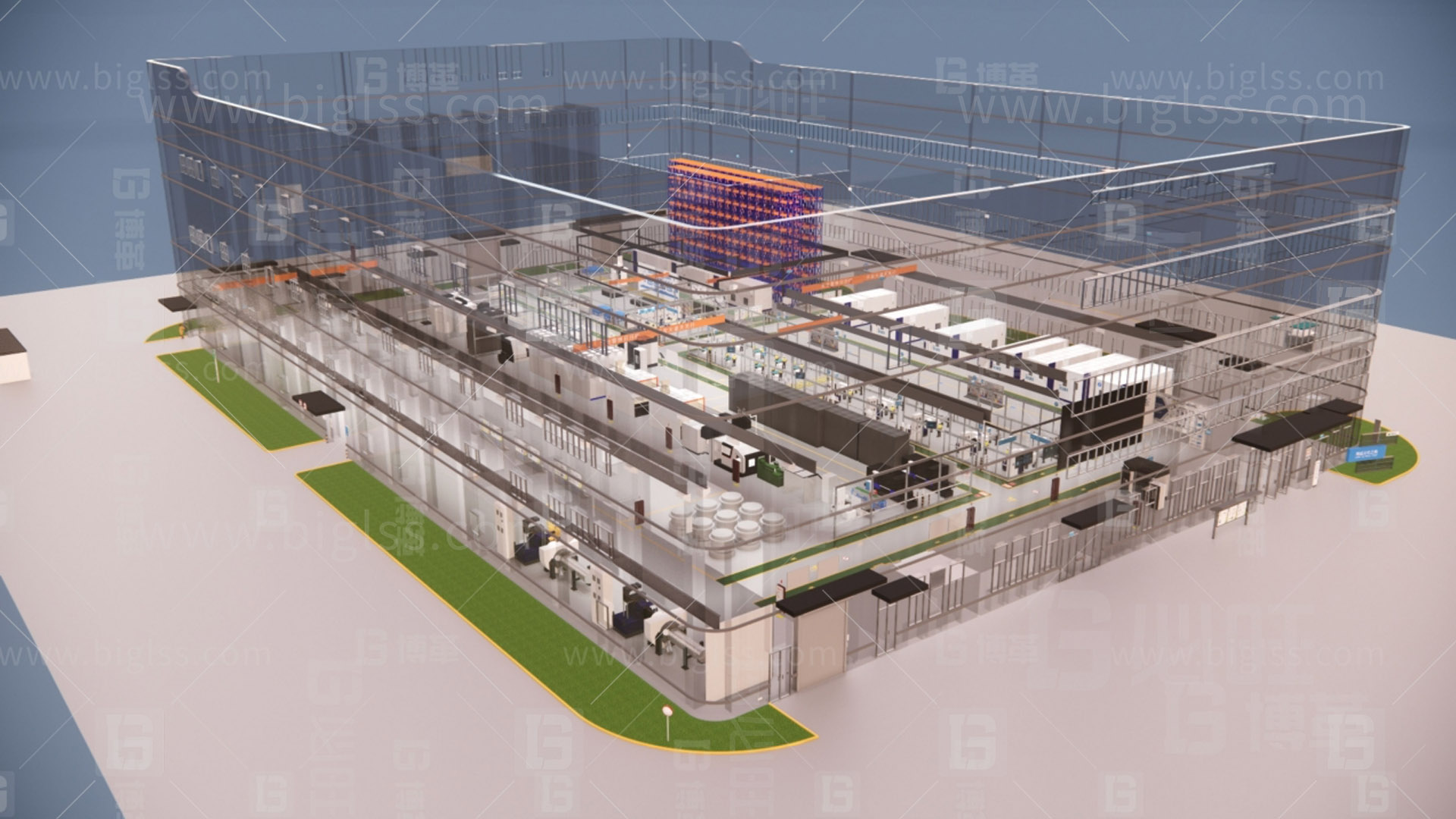 工廠目視化，車間目視化，目視化設(shè)計(jì)，工業(yè)空間設(shè)計(jì)，必旺目視化