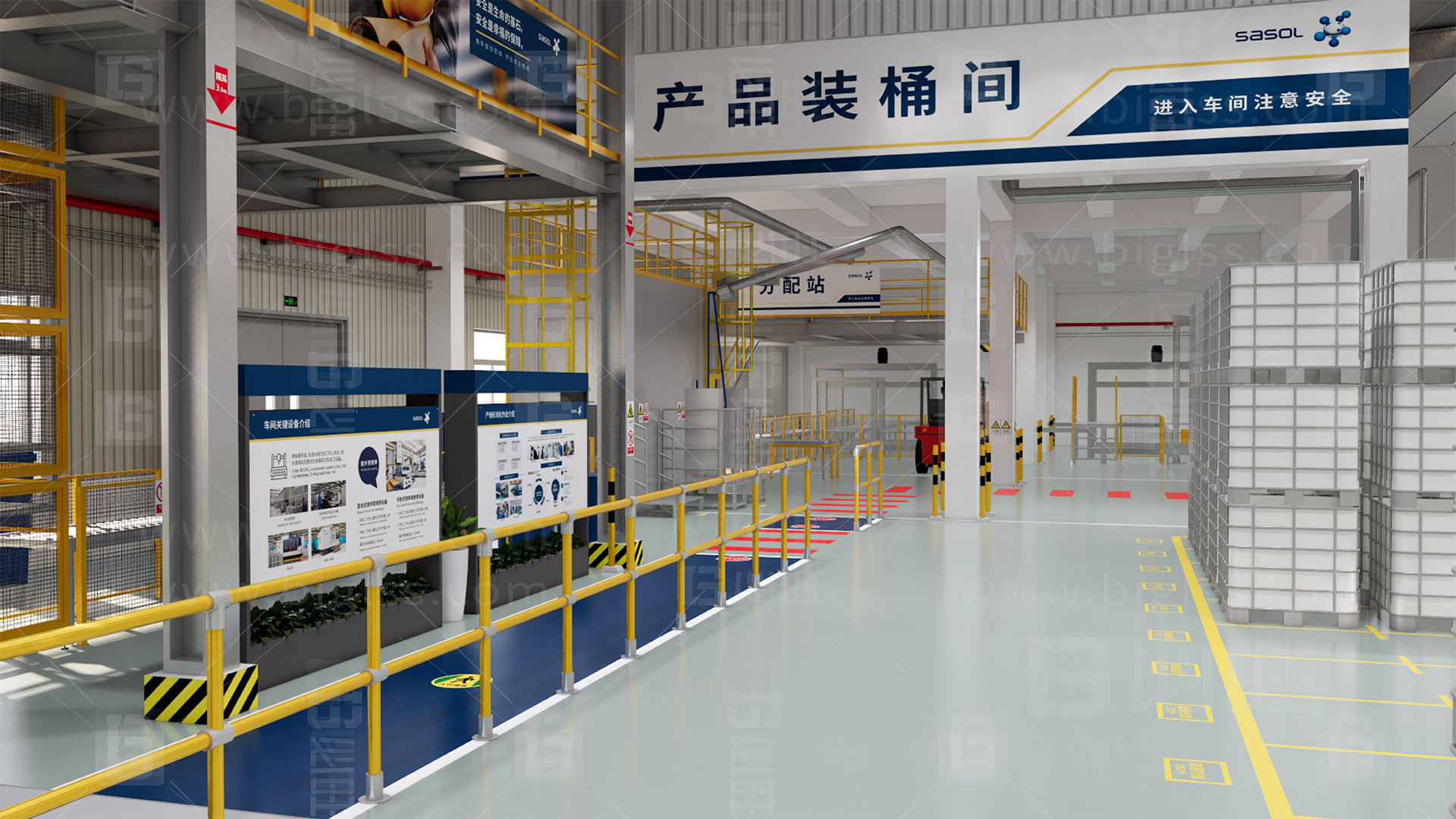 車間目視化，工廠目視化，目視化設計，工業空間設計，必旺目視化