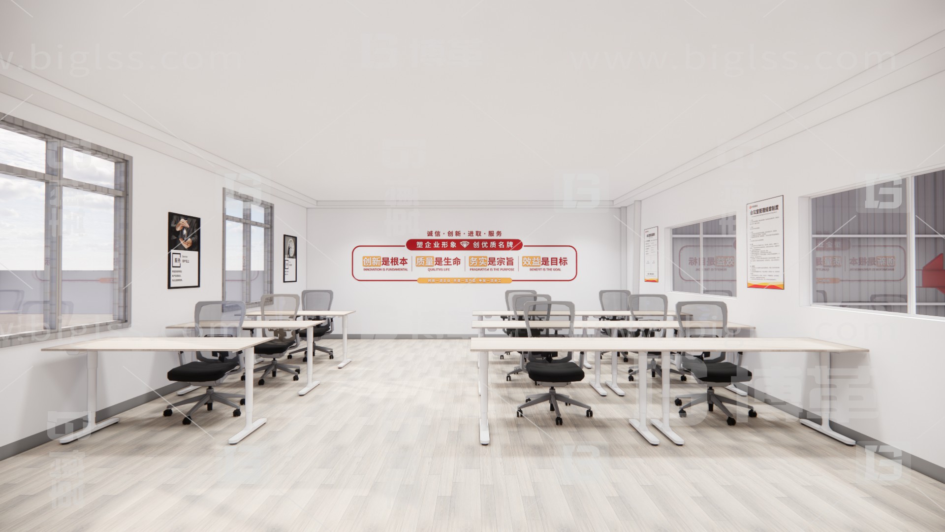 車間目視化，工廠目視化，目視化設計，工業空間設計，必旺目視化